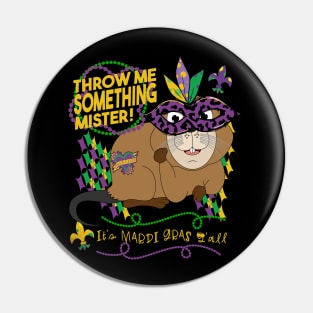 Throw Me Something Mister with Nutria Rat Pin