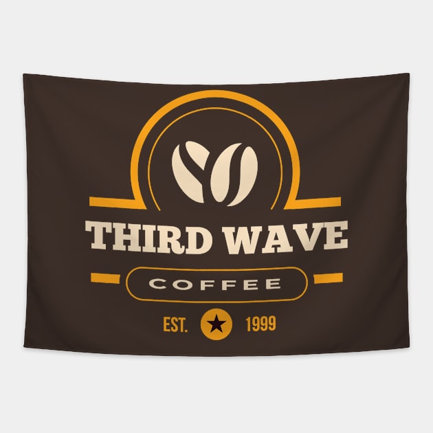 Third Wave Coffee TShirt for Coffee Lovers Tapestry by CultTees