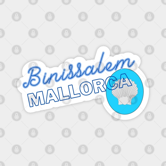 Binissalem, Mallorca Spain Magnet by Papilio Art