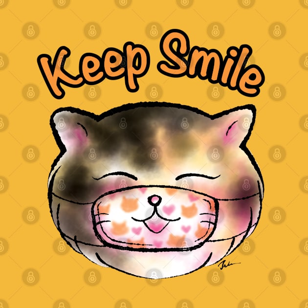 Keep smile 3color cat by juliewu