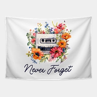 Never forget - Old School Classic Retro Tapestry