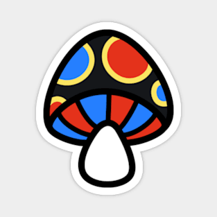 Polyamorous Mushroom Discrete Pride Flag Magnet