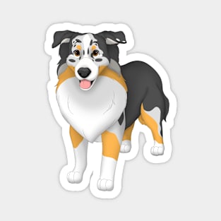 Miniature American Shepherd Dog Magnet