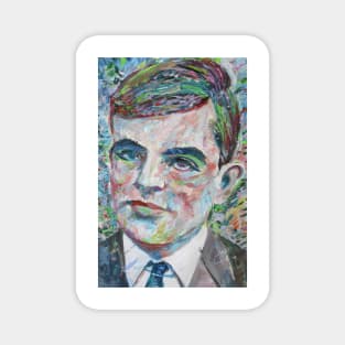 ALAN TURING oil portrait Magnet