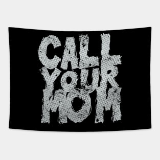 Call your mom - Retro Design Tapestry