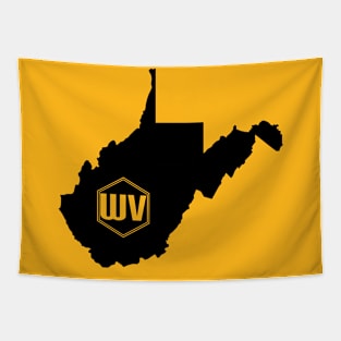 West Virginia Homer (Black) Tapestry