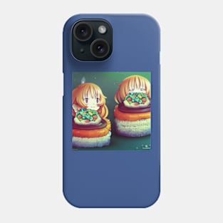 Kawaii Anime Sushi Phone Case