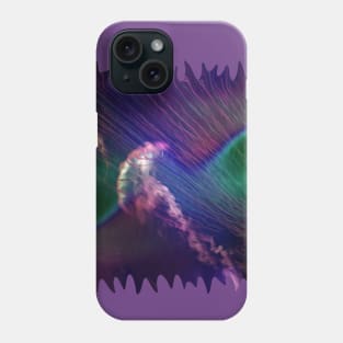 Jellyfish in Roaring Waves of Blur Phone Case