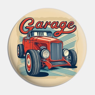 Vintage Garage Pin