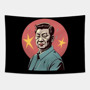 Xi Jinping Background Flag Tapestry