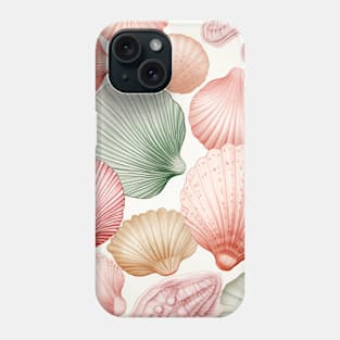 Pastel seashells Phone Case