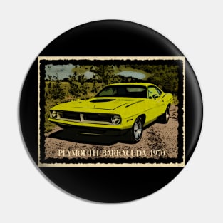 Plymouth Barracuda 1970 Pin