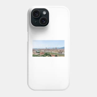 Florence panoramic view Phone Case