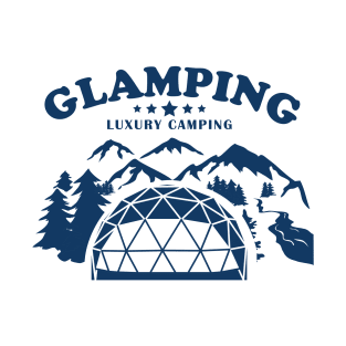 Glamping Dome Luxury Camping T-Shirt