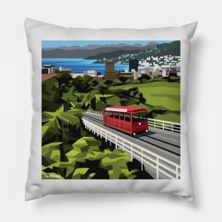 Wellington Tram Pillow