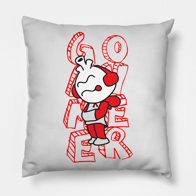 game over red Pillow by OmCantengan