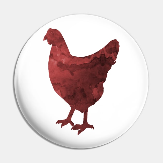 Chicken Pin by BittenByErmines