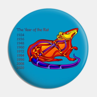 Chinese Year of the Rat Pin