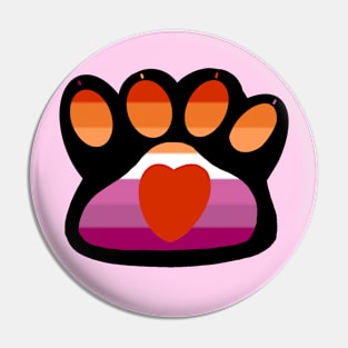 Lesbian paw Pin