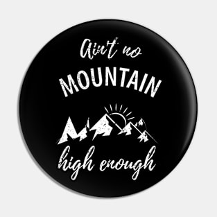 Mountains Hiking Pin