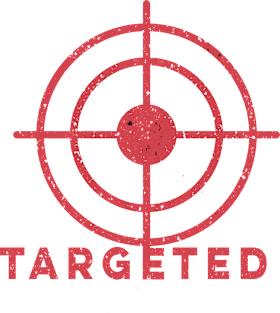 Targeted Logo (for black background only) Magnet