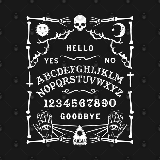 OUIJA BOARD - SPIRIT BOARD by Tshirt Samurai