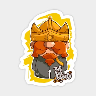 King Cartoon Character Magnet