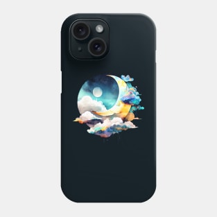 Rainbow Moon Phone Case