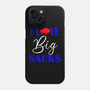 Buffalo Football I Love Big Sacks Phone Case