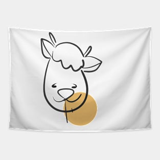 cute cow Tapestry