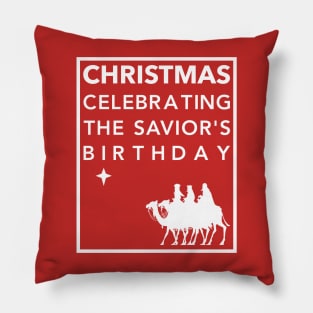 Christmas Celebrating The Saviors Birthday - Three Wisemen Traveling Pillow