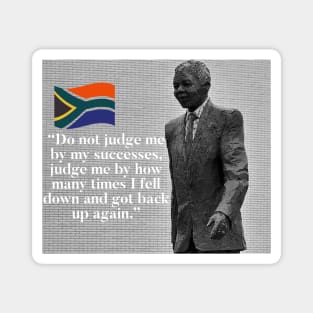 Nelson Mandela - Make Mistakes Magnet