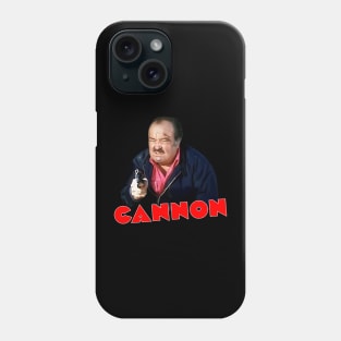 Cannon - Frank Cannon - Gun - 70s Cop Show Phone Case