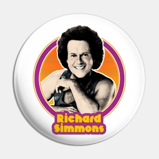 Richard Simmons // Retro Style Fan Artwork Pin