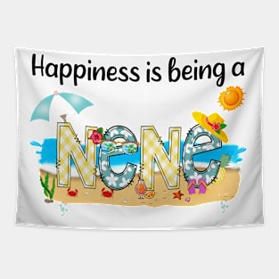 Happiness Is Being A Nene Summer Beach Happy Mother's Tapestry