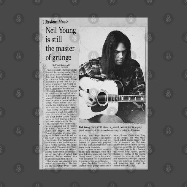 Neil Young Newspaper #1 by Oldies Goodies!