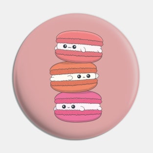 Cute macarons Pin