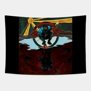 Hawke in fade Tapestry