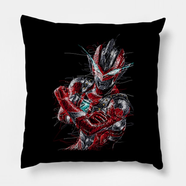 urutoraman Z Pillow by VisualNoise