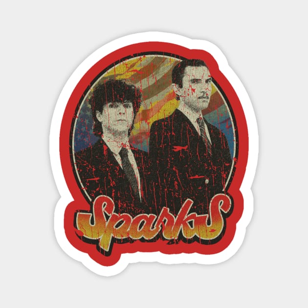 VINTAGE RETRO STYLE -Sparks Band 70s Magnet by lekhartimah