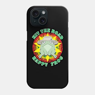 Hit The Road Happy Frog Phone Case