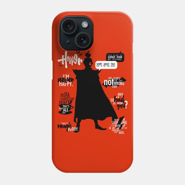 ATLA - Prince Zuko Quotes Phone Case by firlachiel