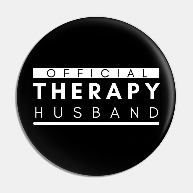 Official Therapy Husband Pin by SnarkSharks