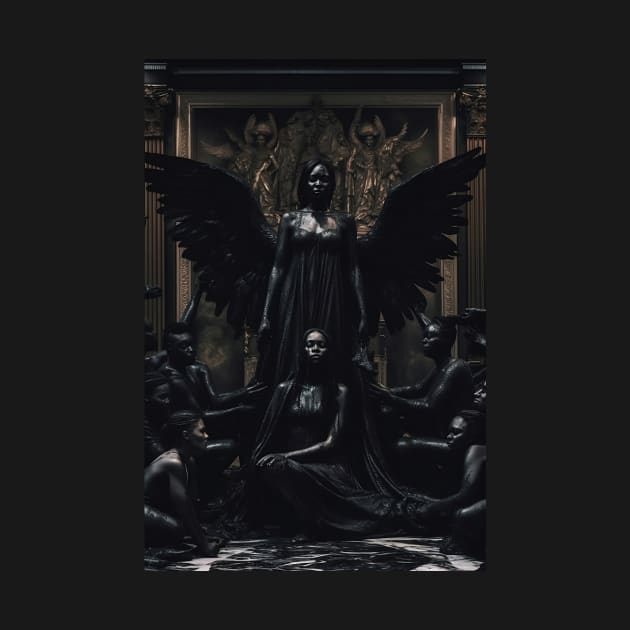 Divine Black Angels by kennethbicocchi