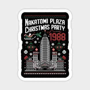 Nakatomi Plaza Christmas Party 1988 Magnet