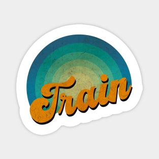 vintage retro Train Magnet