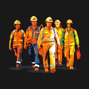 Road Worker Shirt | Group Of Workers T-Shirt