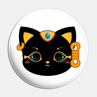 Cute Bastet Goddess Pin