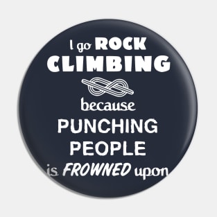 Rock Climbing Love Gift- cool Pin