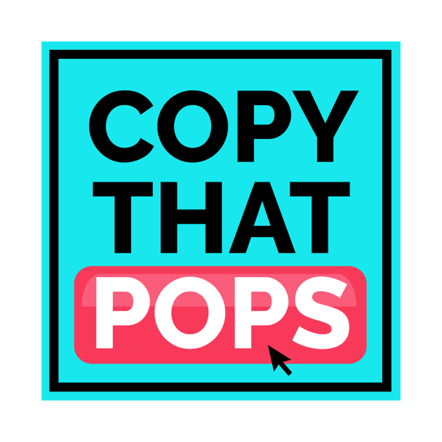 Copy That Pops - Logo Swag! by LaptopLaura's Shop from Copy That Pops